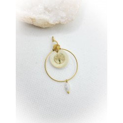 Pendentif doré Arbre de vie en Nacre - ci nature