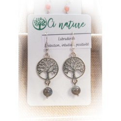Boucles d'oreilles Arbre de...